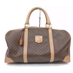 Celine Macadam carry on duffle bag.